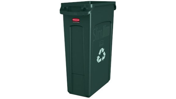 Rubbermaid Slim Jim Recycling Station Billboard (various colours) –  Dominion Supply Co