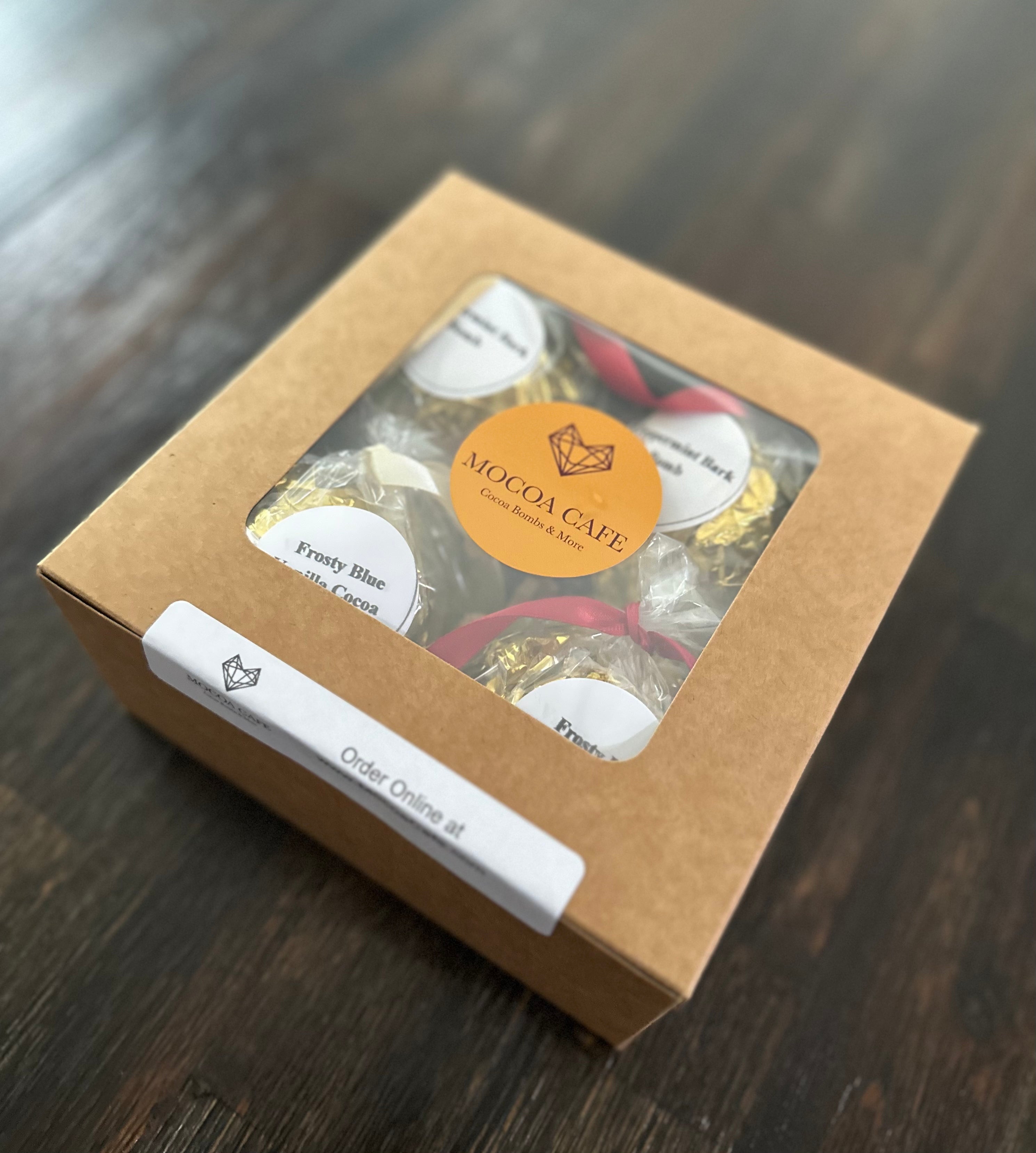 Set of 4 Large Gourmet Hot Chocolate Bombs