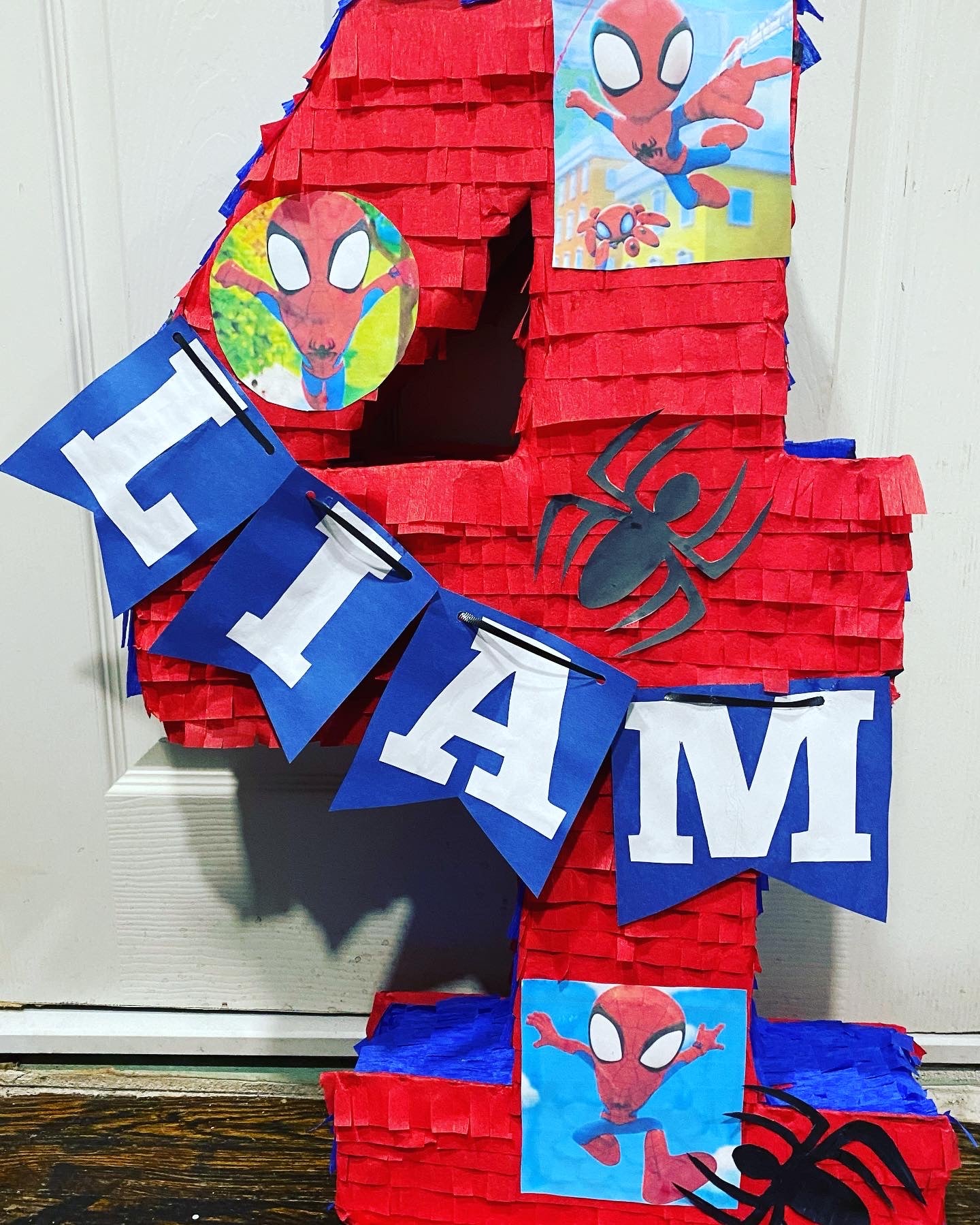 Spider-Man Spidey Number Piñata – Faby's Flowers & Balloons