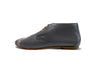 handpainted Italian comfortable  charcoal chukka boots with dance design