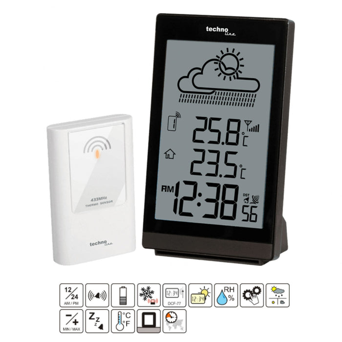 Herenhuis Aan het water altijd Digitale thermometer / hygrometer weerstation - Technoline WS 9251 —  Technoline Store