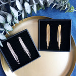 Load image into Gallery viewer, Metallic Tassel Earrings - gold
