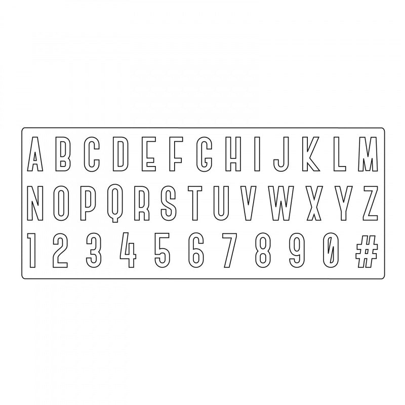 Sizzix Bigz XL Alphabet Die - Society, 664169 by: Tim Holtz