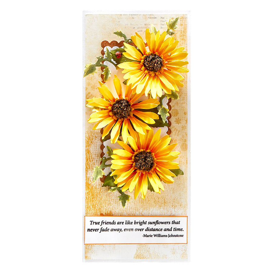 Spellbinders - Sunflower & Ladybugs Etched Dies, S4-1177 by: Susan Tie