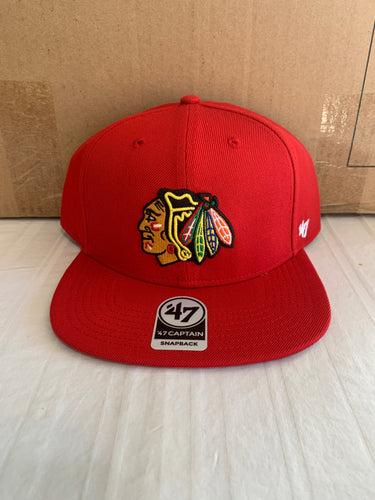 Chicago Blackhawks Carhartt Captain Snapback Hat by '47