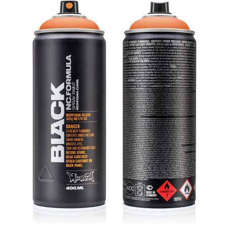 Montana BLACK High-Pressure Cans Spray Color, 400ml Cans, Atom's Megablast - innovationssa