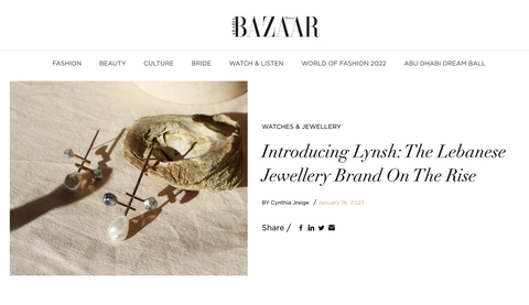 lynsh on harper's bazaar