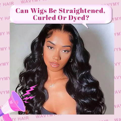 Can Wigs Be Straightened, Curled Or Dyed?