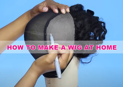 How to make a wig at home