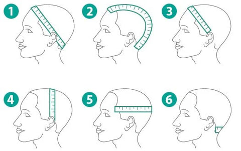 Measure your head to get a suitable wig