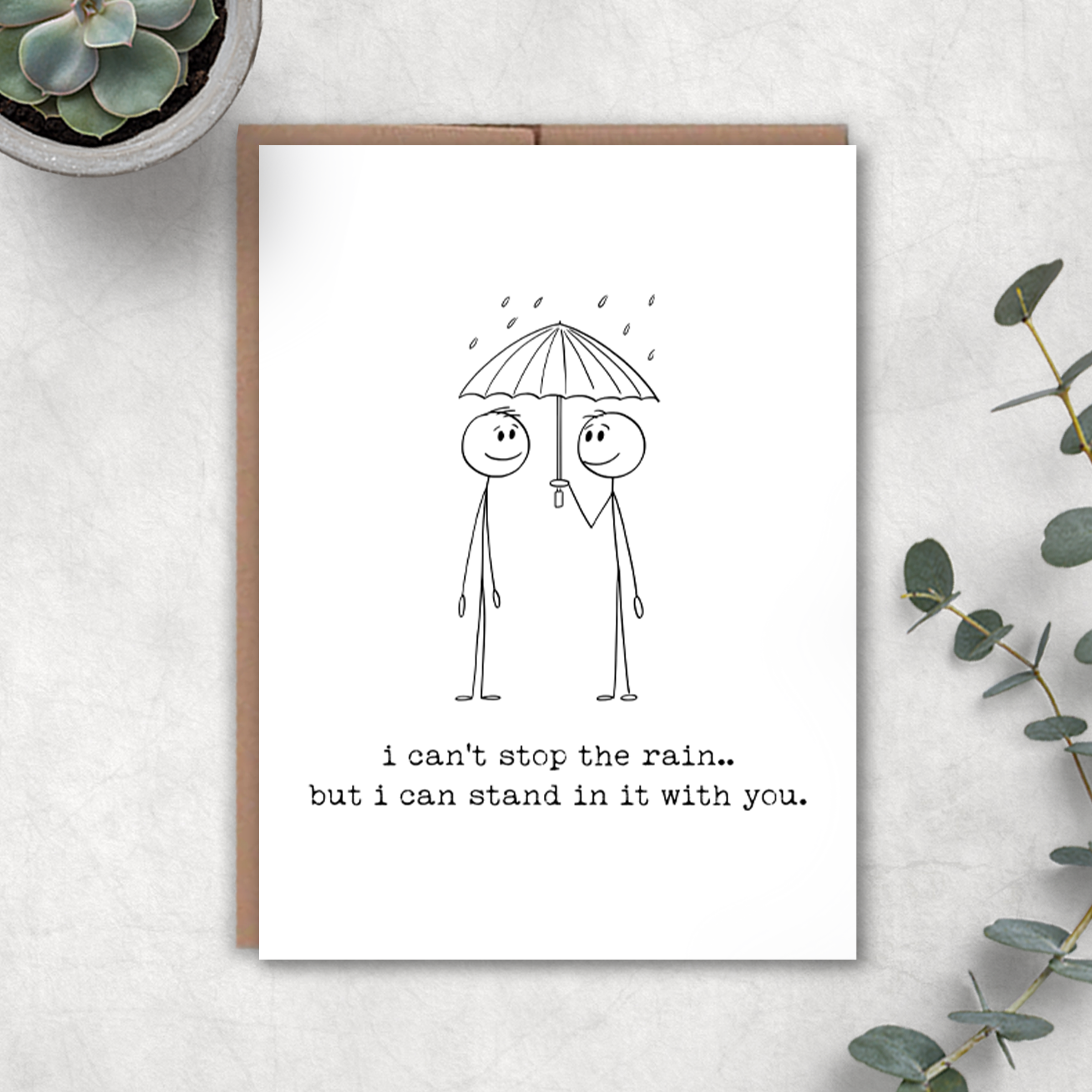 Stop The Rain Card