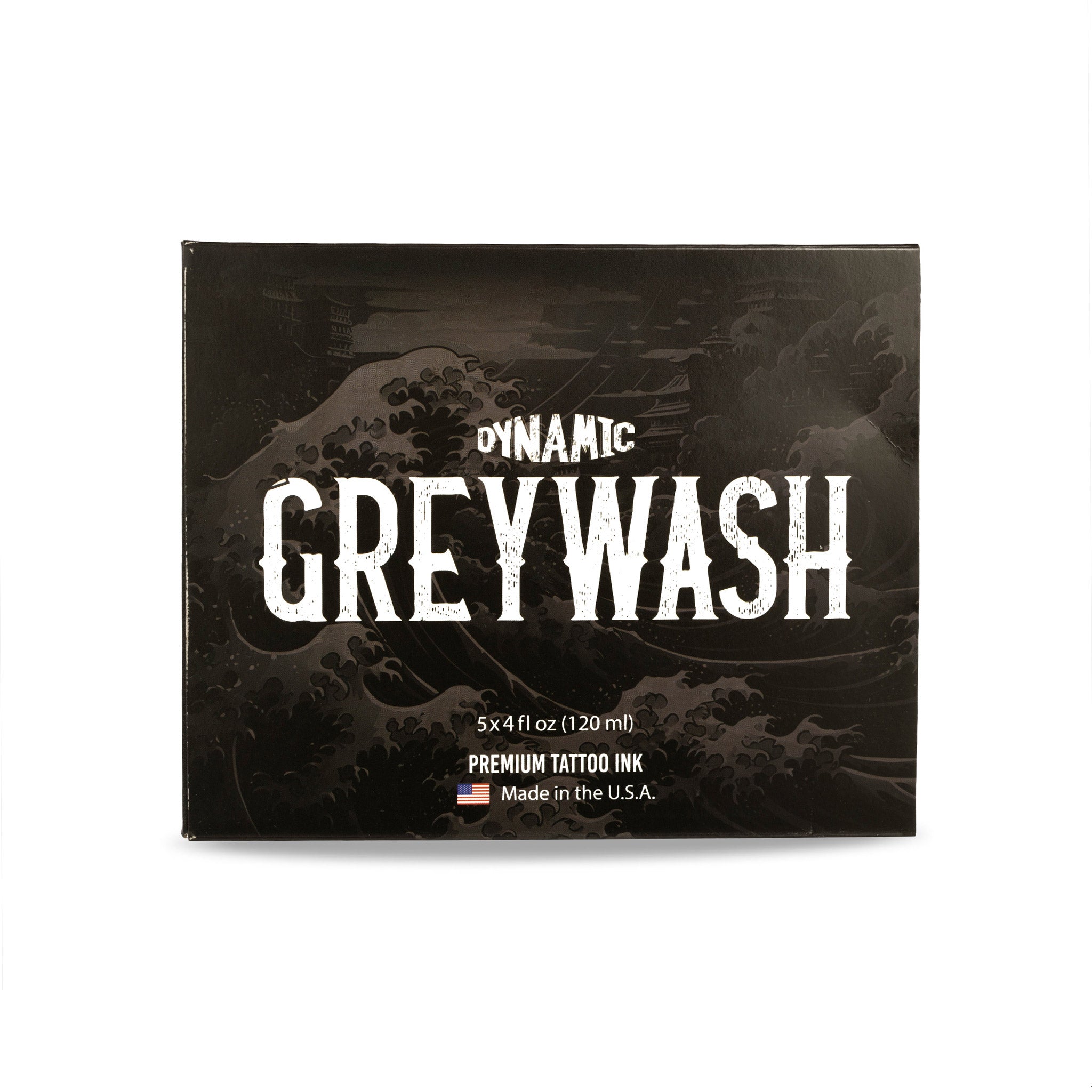 Dynamic GreyWash Tattoo Ink - 4 oz. Bottle Set (Now including: 4oz Mixing Solution