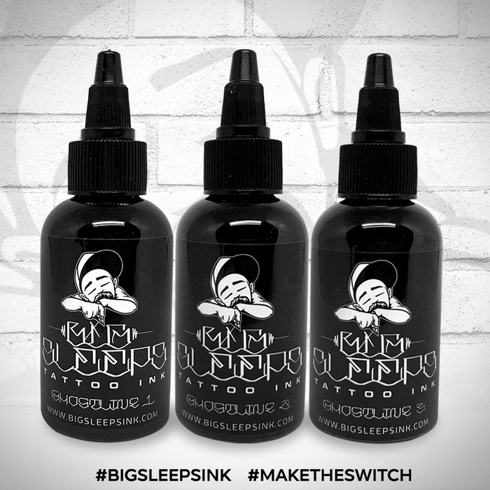 Big Sleeps Ghostline Grey Set of 3  High Quality Supplies for Tattoo  Artists  Higher Level Tattoo Supply