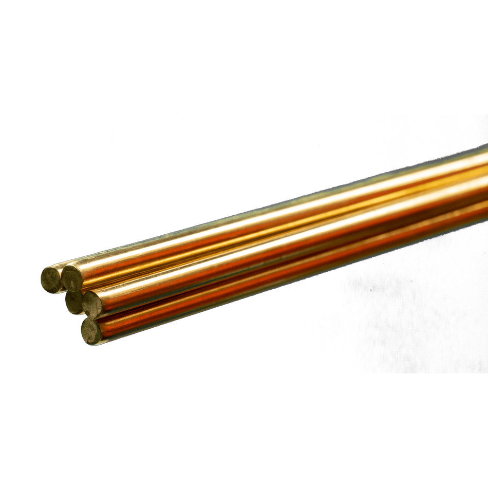 Round Brass Rod: 5/32 OD x 36 Long (5 Pieces) – ksmetals