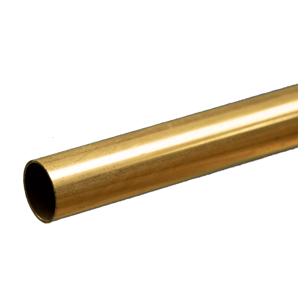 Round Brass Tube: 1/8 OD x 0.029 Wall x 12 Long (1 Piece) – ksmetals