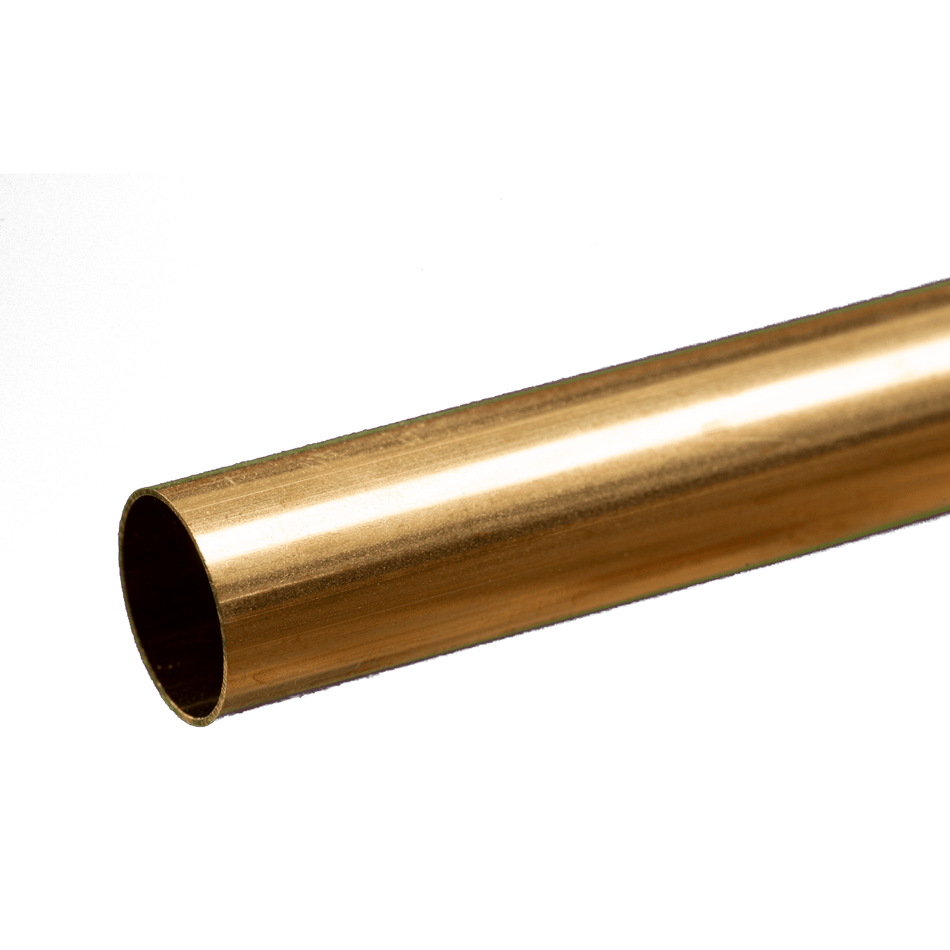 Round Brass Tube: 1/4 OD x 0.014 Wall x 12 Long (1 Piece) – ksmetals