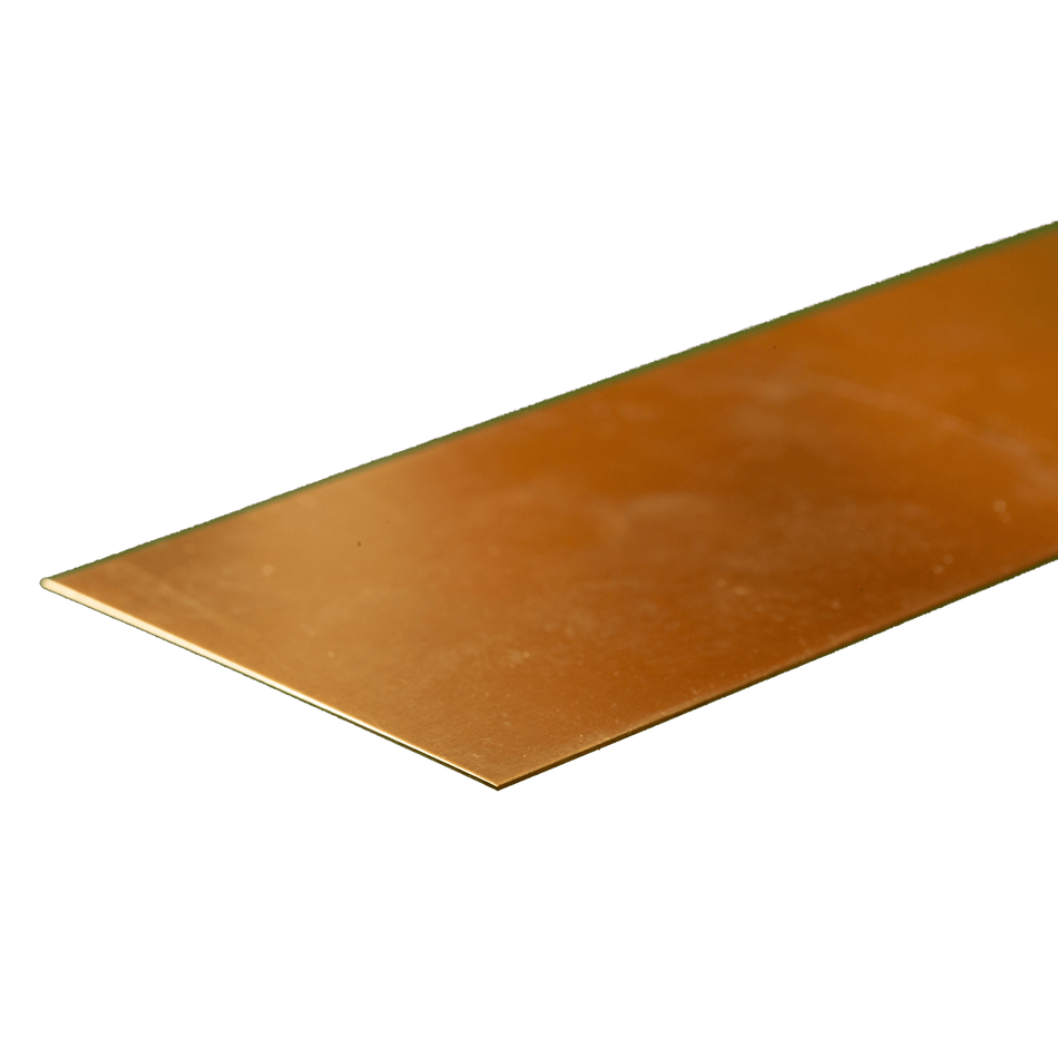 Brass Sheet: .040 Thick 6 W x 12 L (1 Piece)