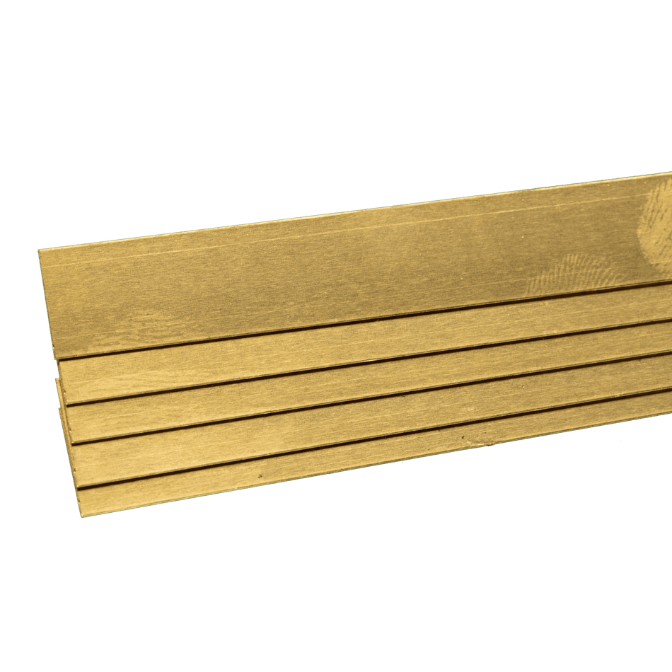 Brass Strip: 0.016 Thick x 1 Wide x 36 Long (5 Pieces) – ksmetals