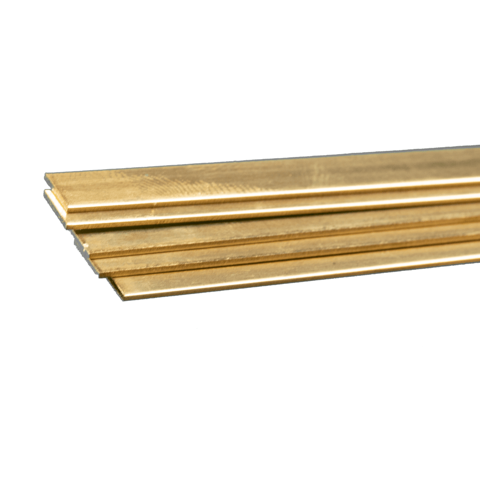 Brass Strip: 0.016 Thick x 1 Wide x 36 Long (5 Pieces) – ksmetals