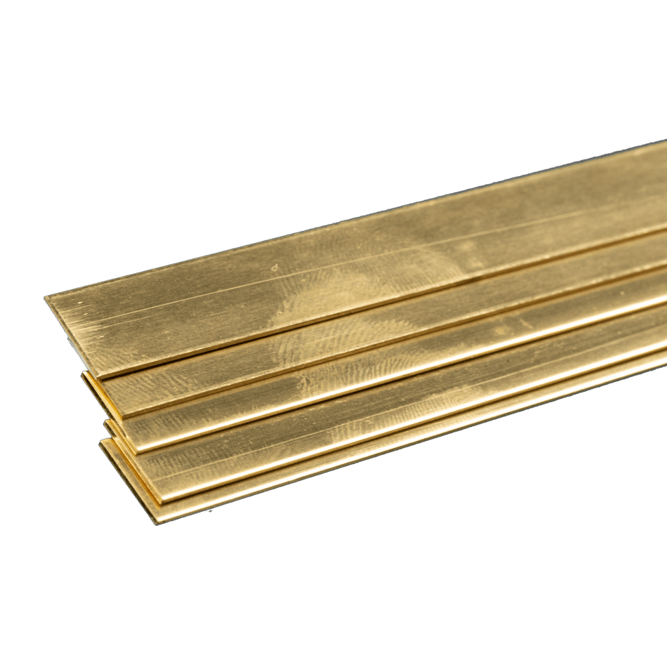 Brass Strip: 0.032 Thick x 1 Wide x 36 Long (5 Pieces) – ksmetals