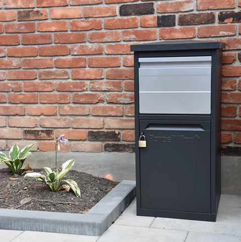 Parcel Wirx Drop Box with Lockable Hatch sold at Green Living Supply.