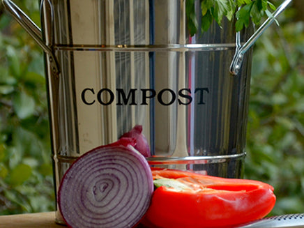 Compost Wizard, Kitchen Composter, stainless steel