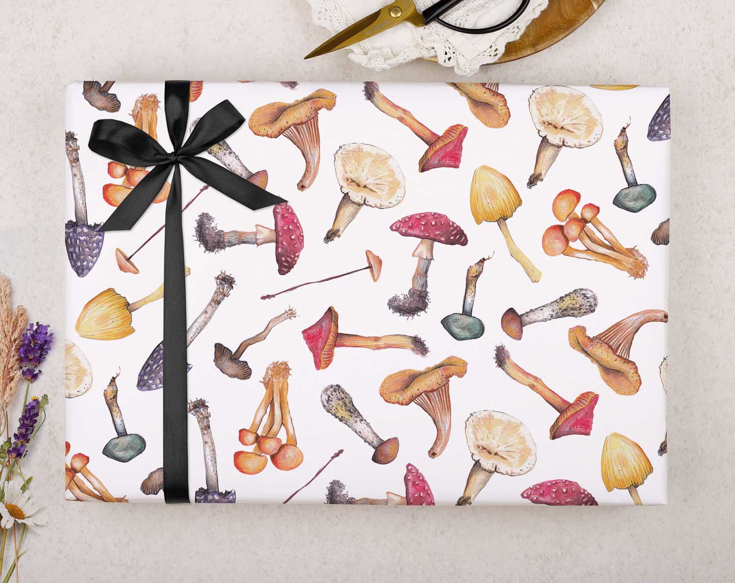 Mushroom Wrapping Paper