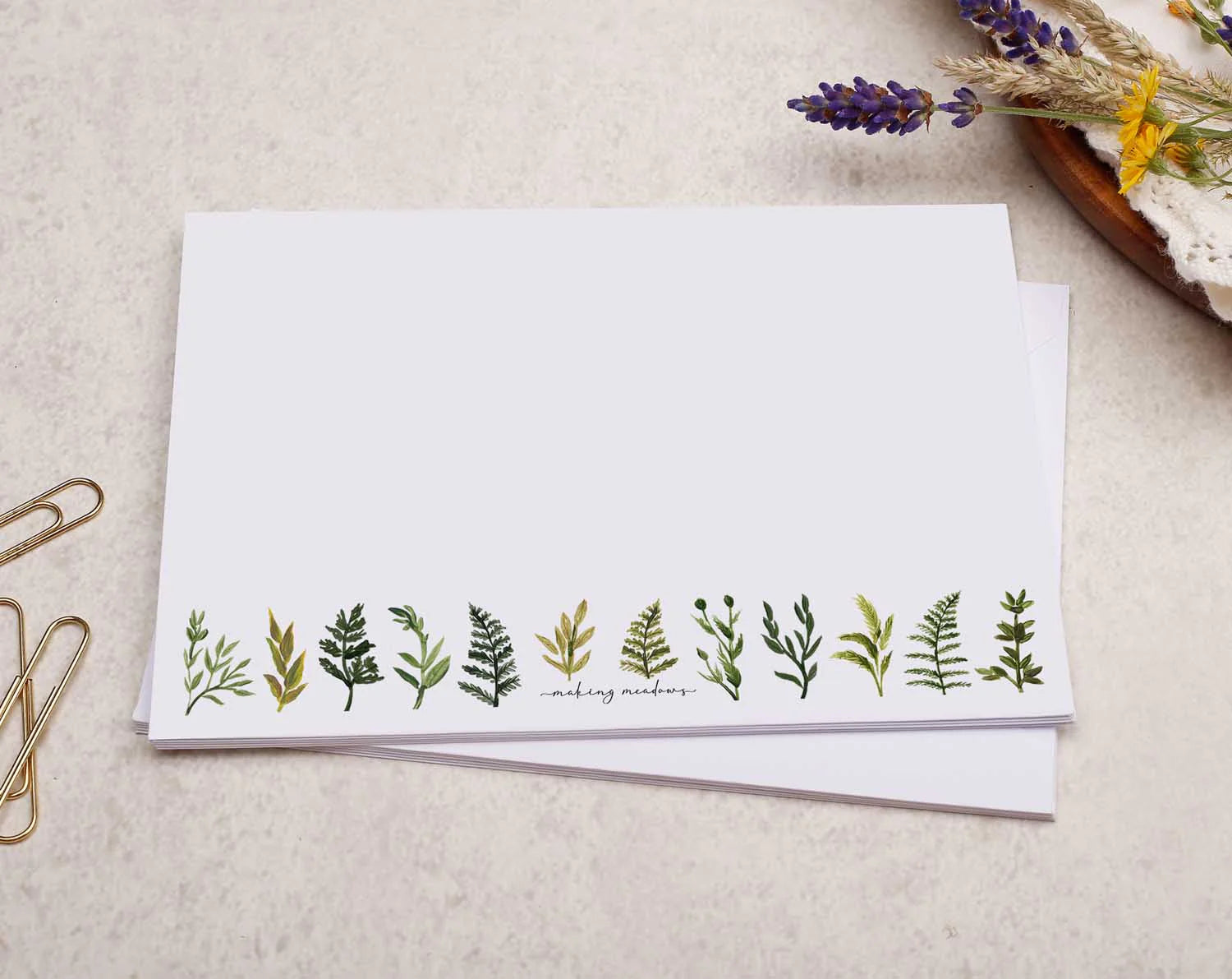 botanical envelopes