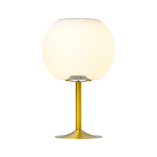 Kooduu | Sphere Brass | Design Lautsprecher Lampe von Jacob Jensen Design – | Tischlampen