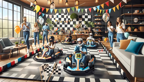 Karting -- Vitesse et Sensations Fortes jeu anniversaire avec le cadre magique