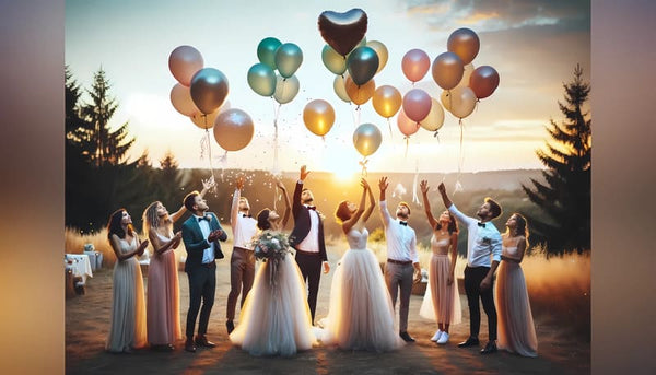 L’envol des ballons animation mariage