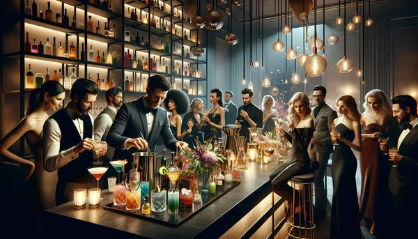 Bar à Cocktails - Mixologie Créative et Saveurs Exotiques, acitvité jeu anniversaire avec le cadre magique