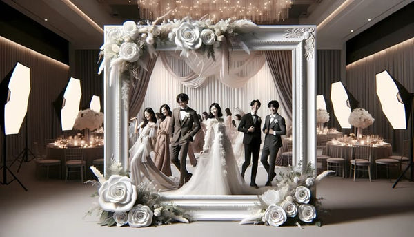 cadre photobooth mariage personnalisé avec le cadre magique expert en location photobooth mariage