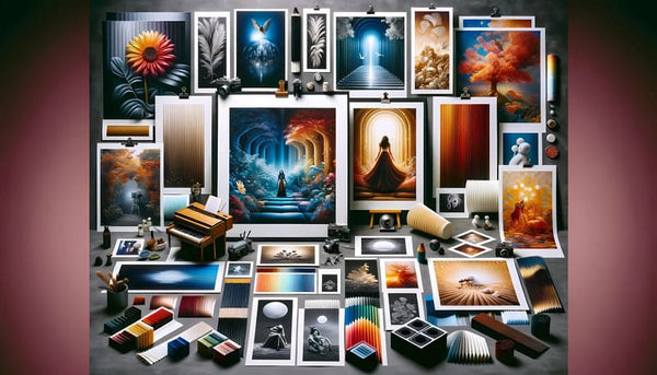 différents types de papier pour photobooth location photomaton avec le cadre magique