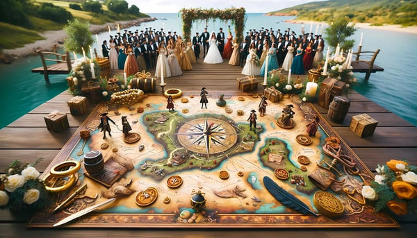 jeu chasse aux trésors animation mariage jeu