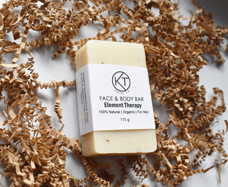 Natural Man Face & Body Soap - 4 Oz. - KT Valley Co.