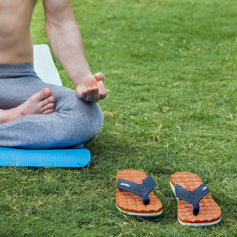 Yoga Mat-Made Sandals : Solethreads Recliner Flip-Flops