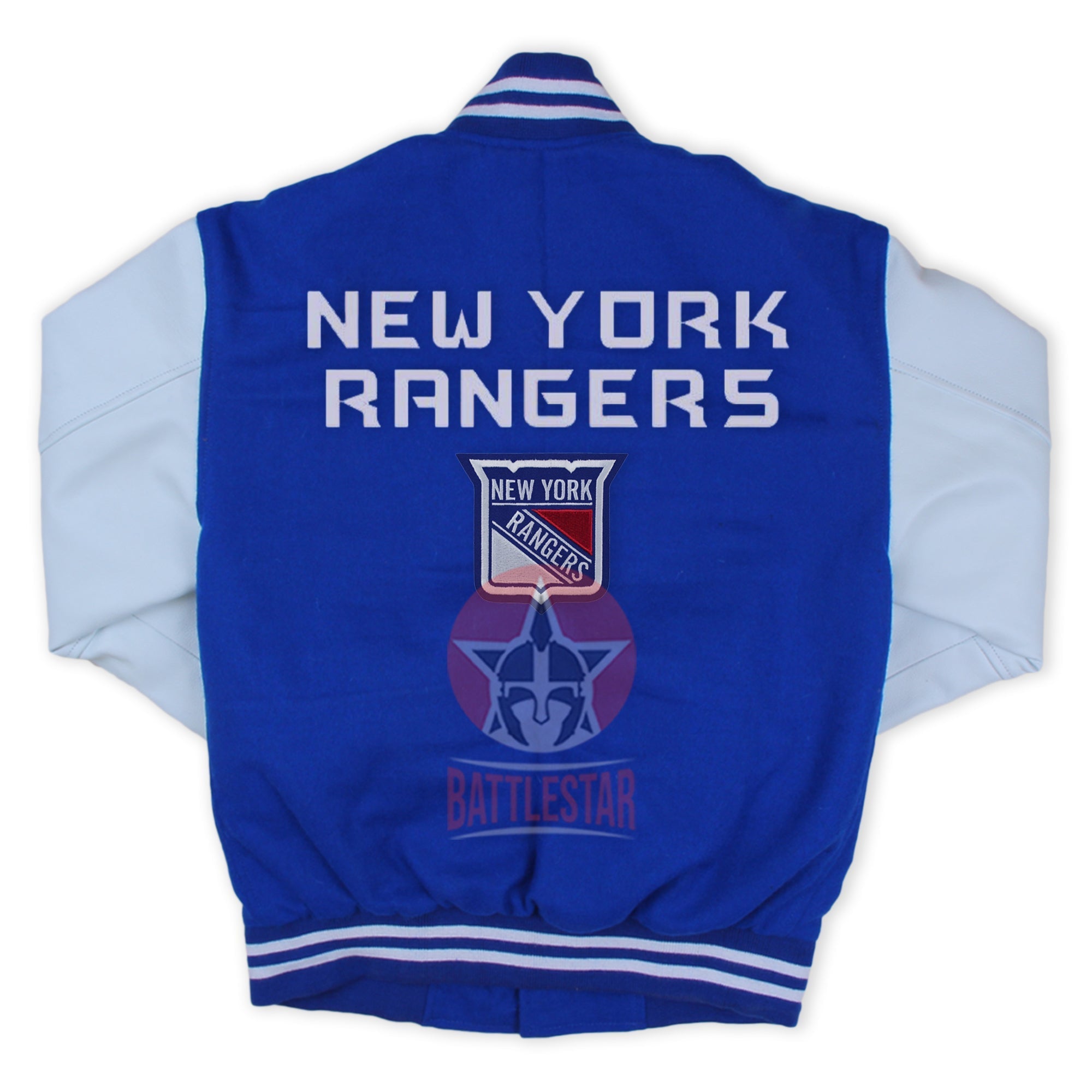 NY Rangers Varsity Jacket - NHL Fan Jacket By Battlestar