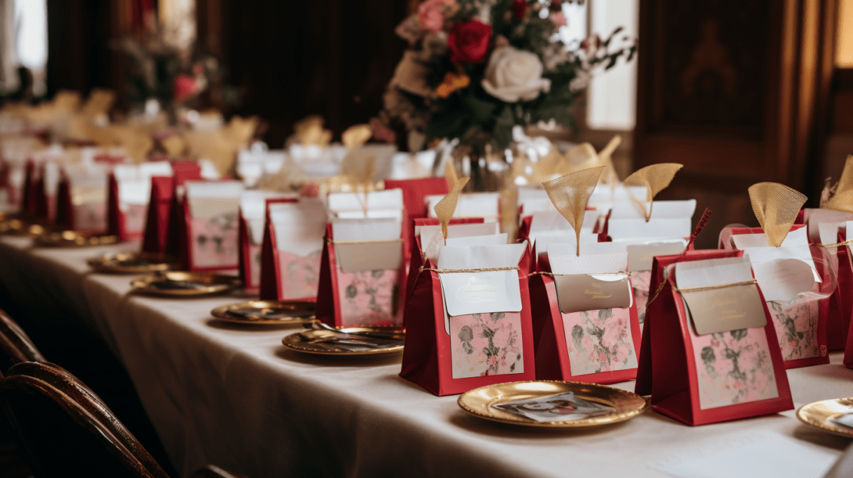 Personalised wedding favours