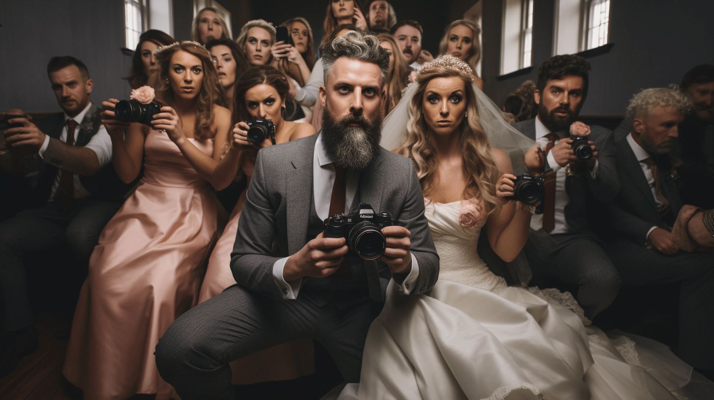 Let everyone a photographer at wedding