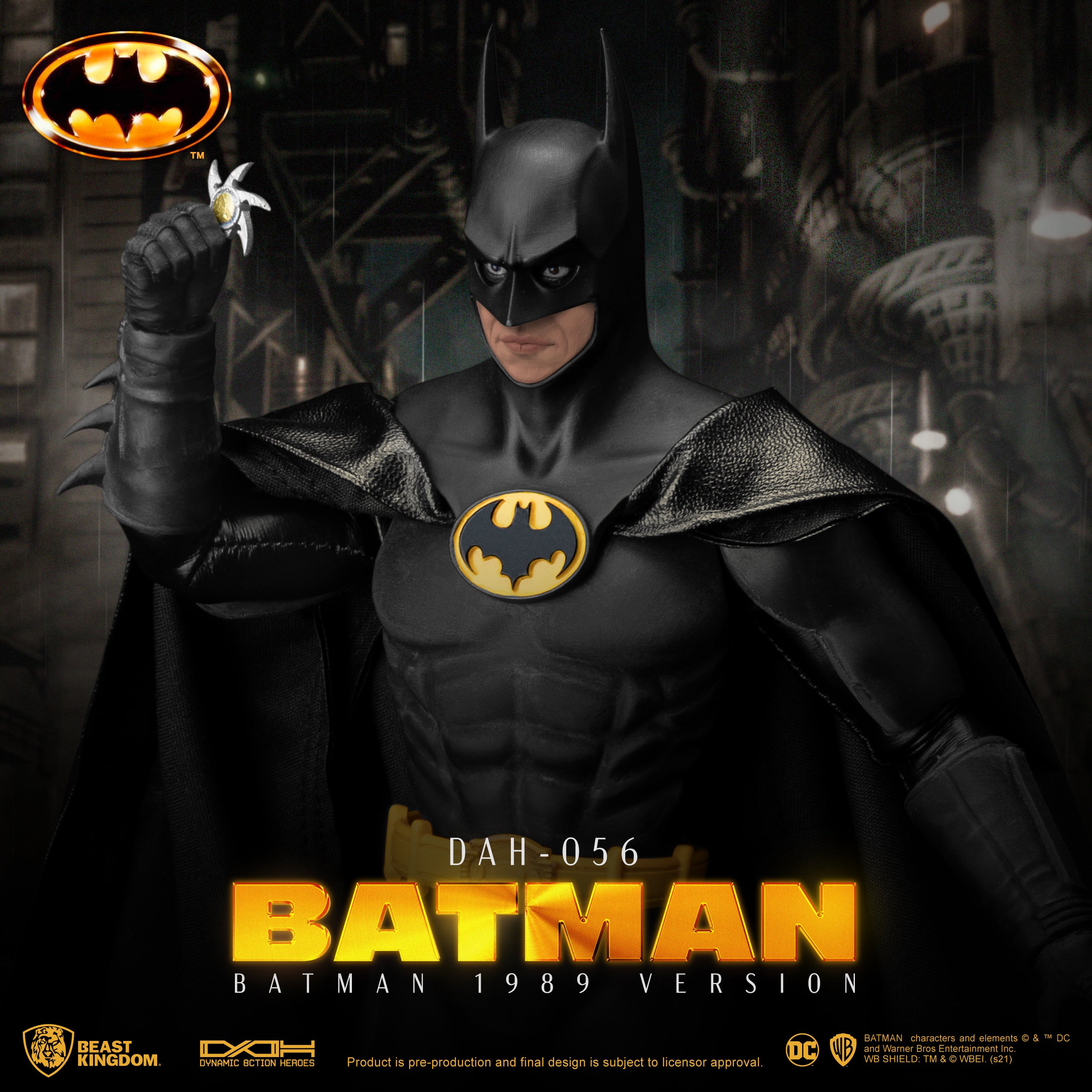 Beast Kingdom DAH-056 Batman 1989: Batman Dynamic 8ction Heroes Action –  Beast Kingdom SEA