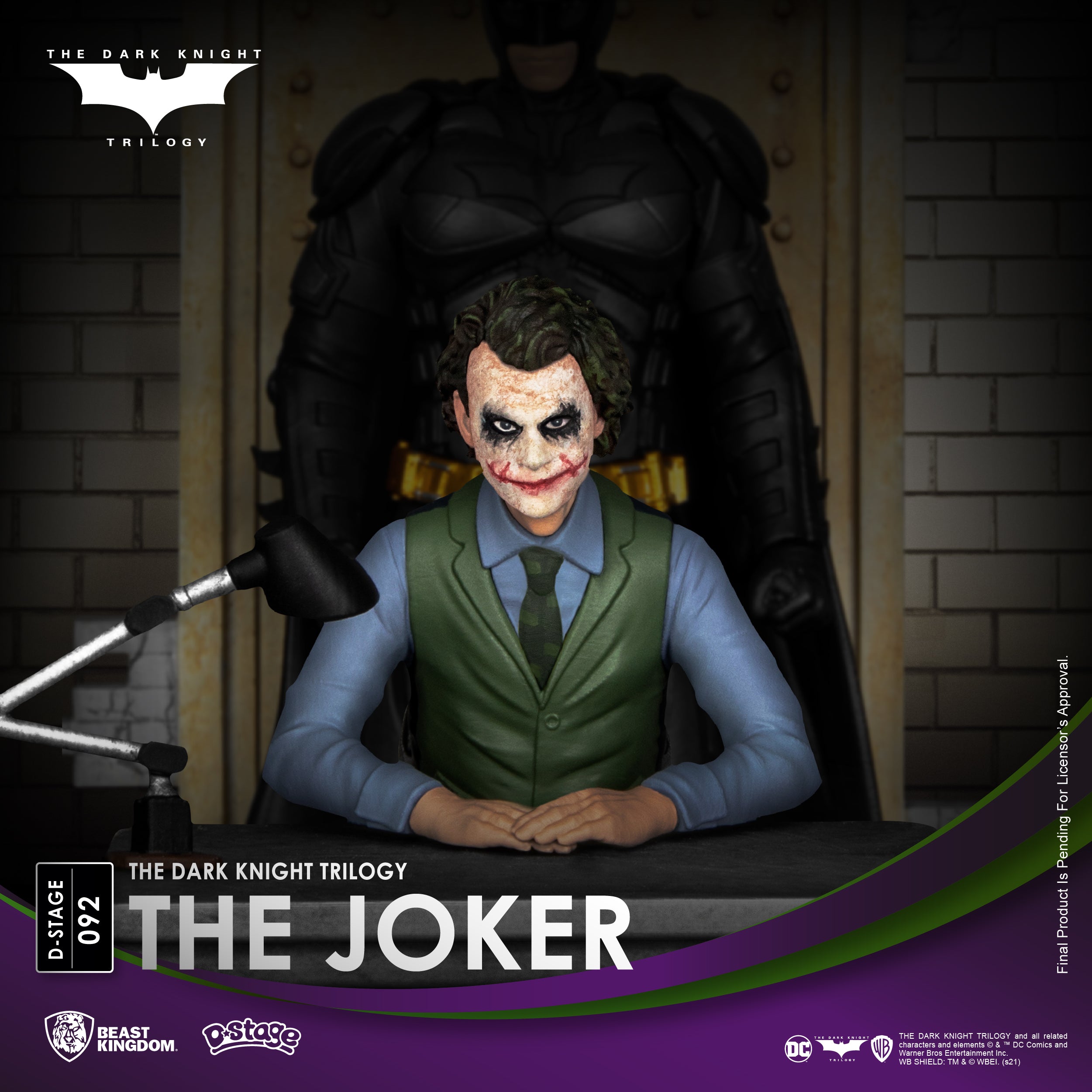 Beast Kingdom DS-092 DC Batman The Dark Knight Trilogy: The Joker Dior –  Beast Kingdom SEA