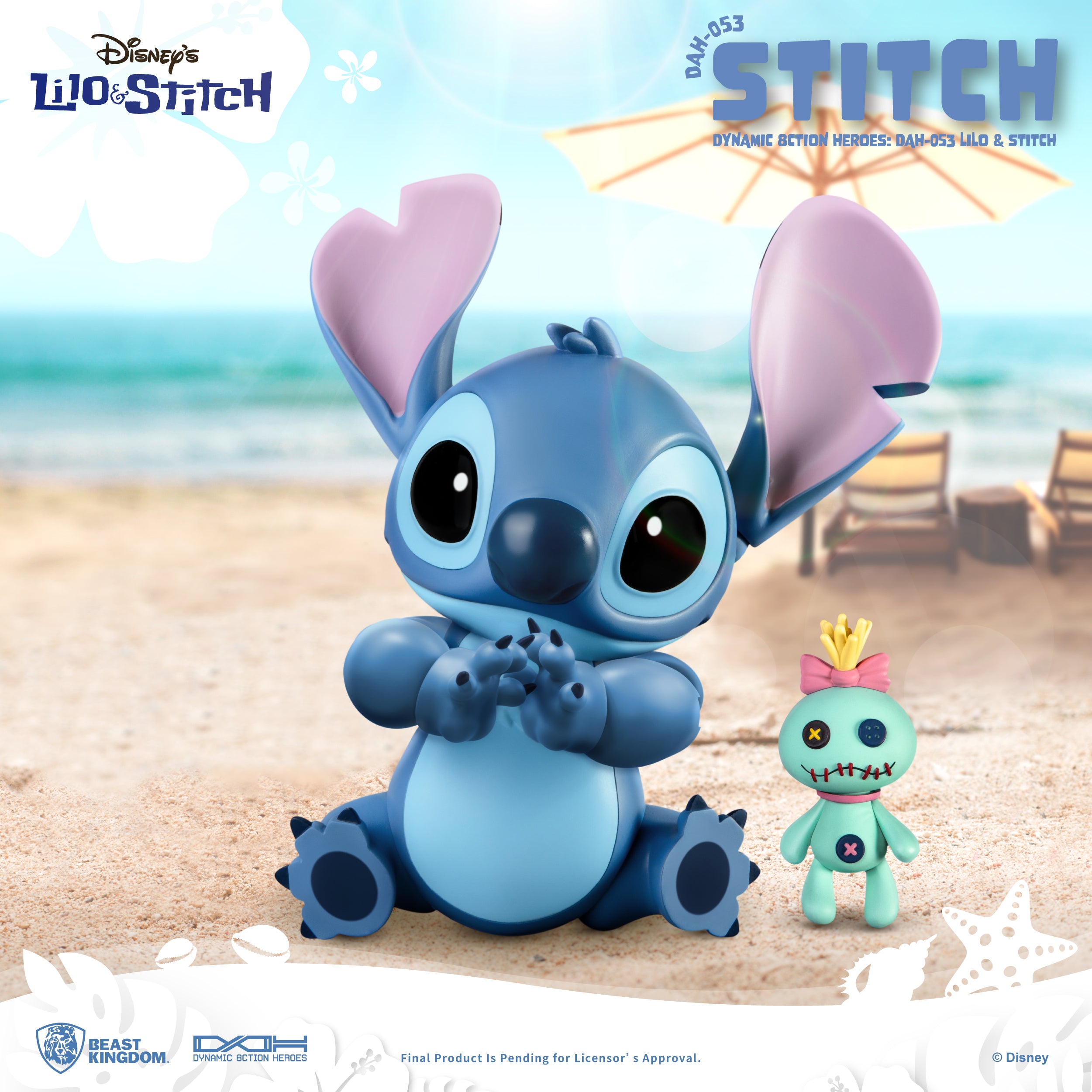 Dynamic 8. Лайф экшен Стич. Stitch Figure Tonie.