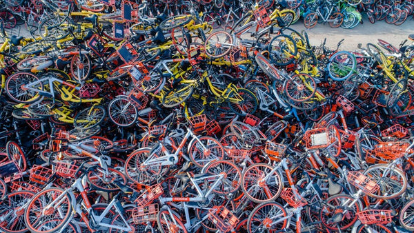 cimetière à vélo Möbius Bike bambou