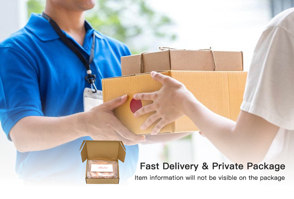 Fast delivey and Discreet packing at Minaky