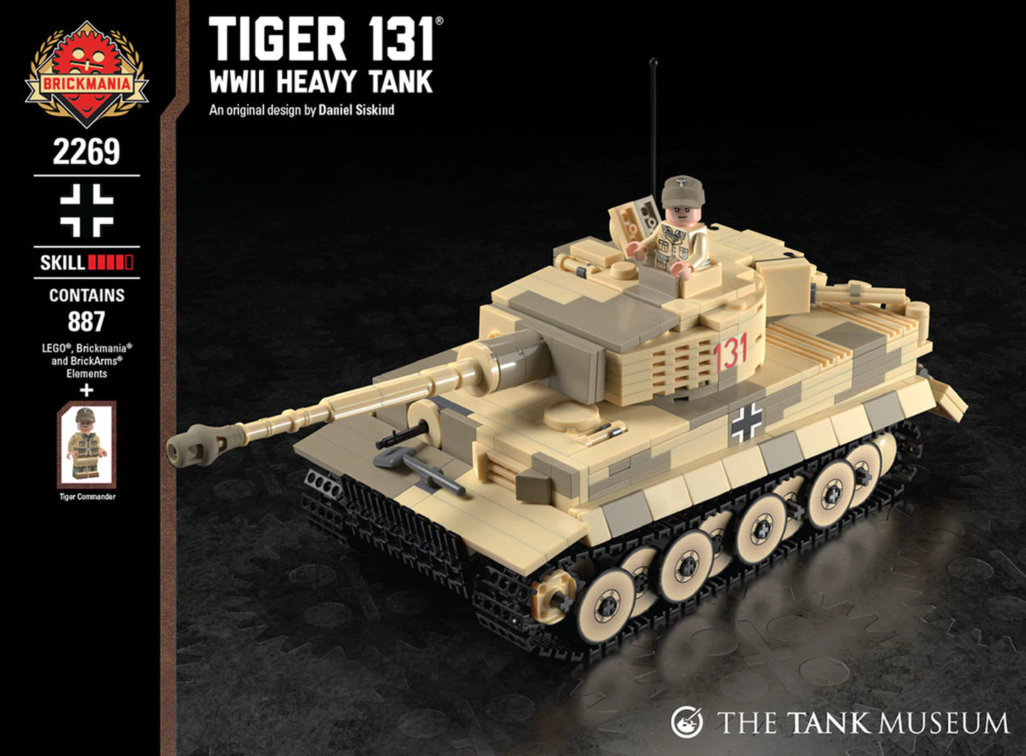 Tiger 192 - WWII Heavy Tank - Custom LEGO® Kit – Bricks & Minifigs Eugene