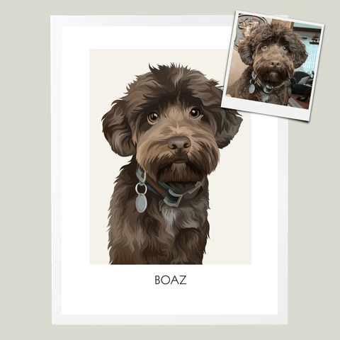 Examples of pet portraits - The Stylish Pet Shop