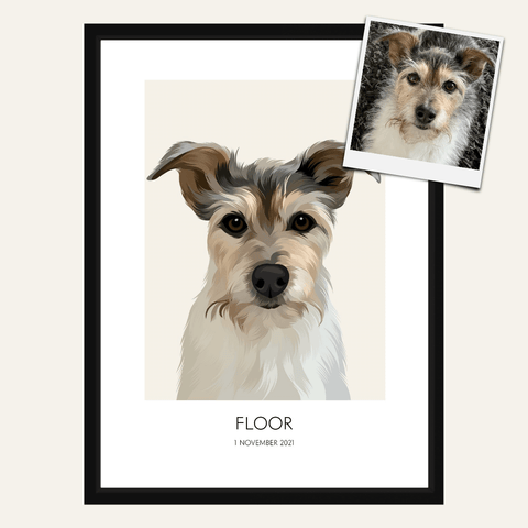 Voorbeelden van huisdier portretten - The Stylish Pet Shop