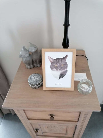 Memento of deceased cat