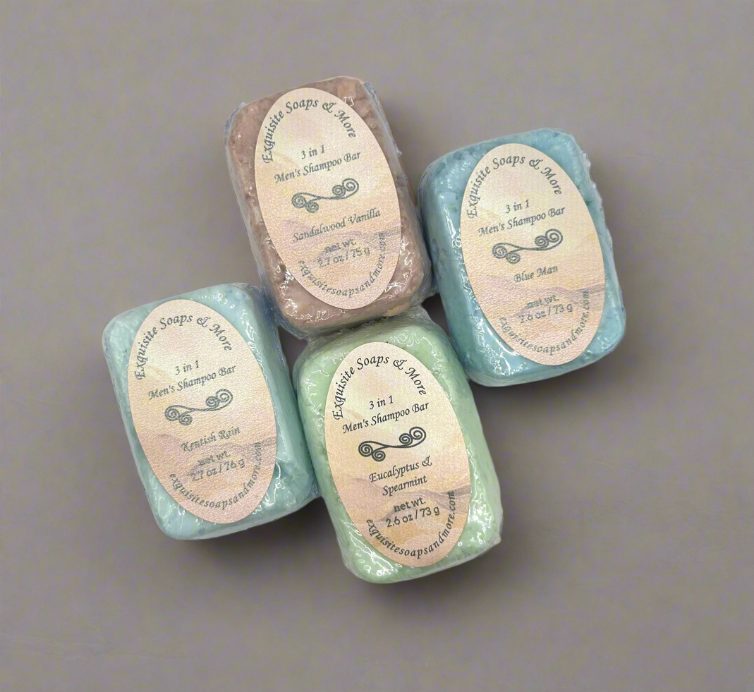 3 in 1 Men's Shampoo Bars